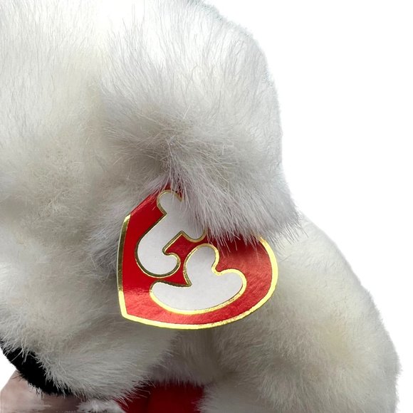 TY Beanie Buddy Romeo Bear Valentine Heart Retired 1997 Plush Toy Stuffed Animal - Picture 4 of 8